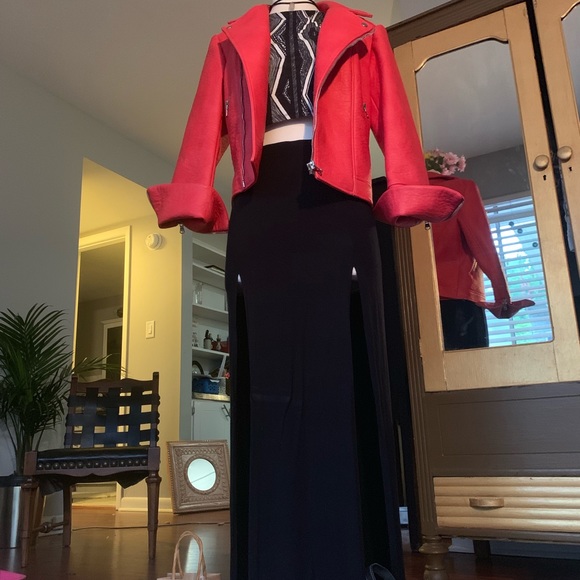 FAUXGHERTY HOT PINK BIKER - Picture 3 of 3